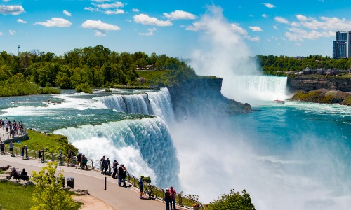 Egyedülálló látvány a Niagara vízesés